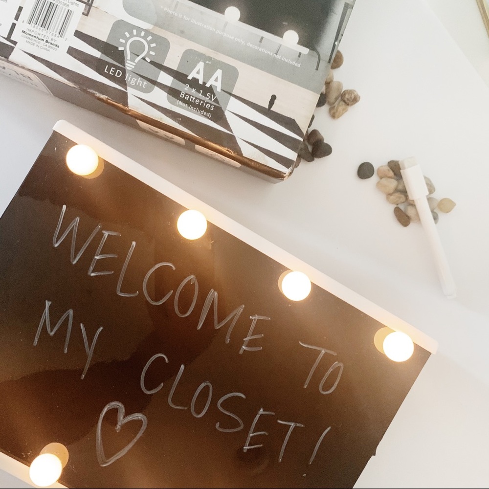 LED Light Up Blackboard